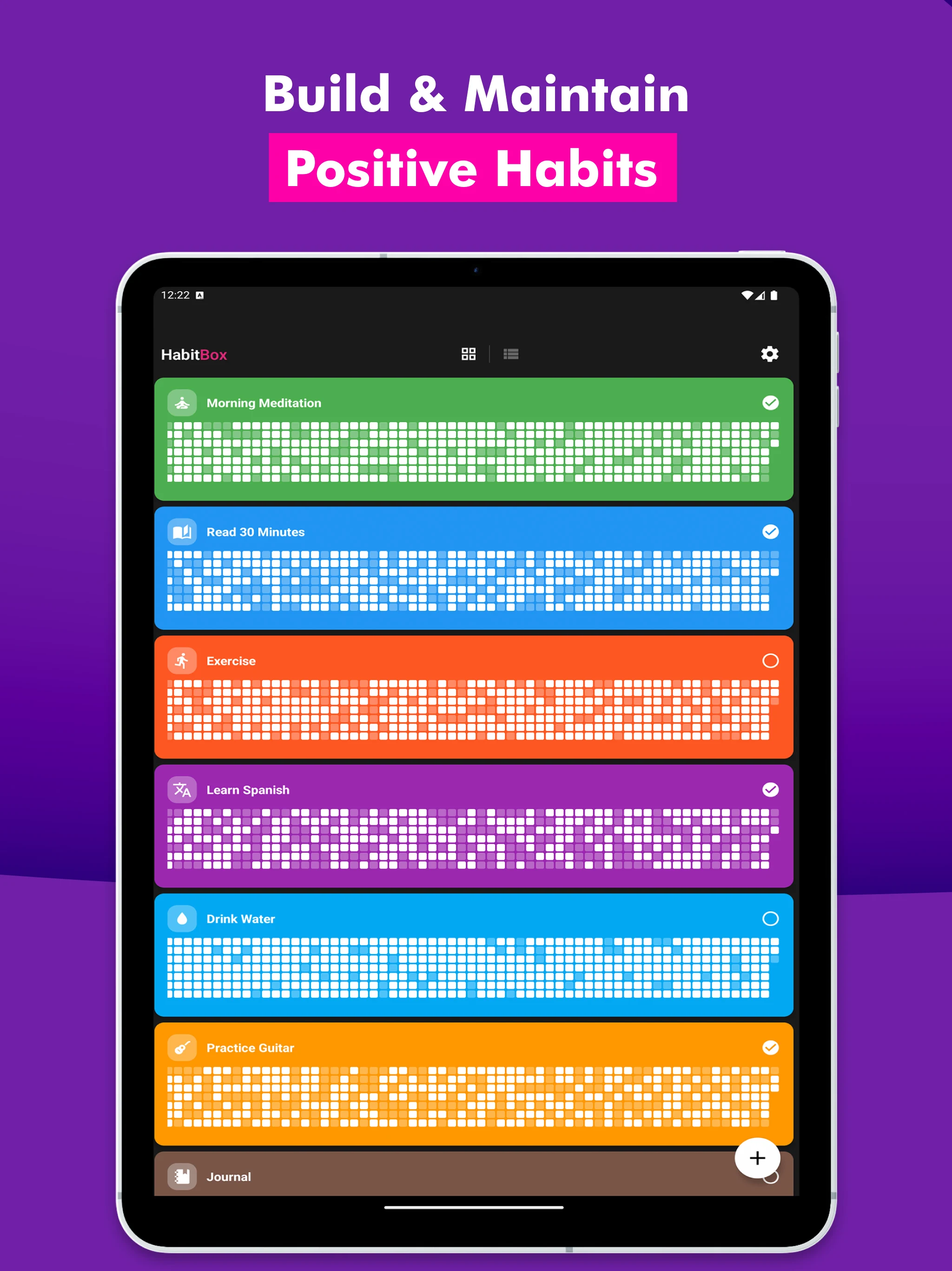 Habit Tracker - HabitBox screenshot