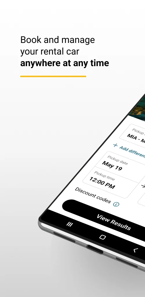 Hertz Rent-a-Car screenshot