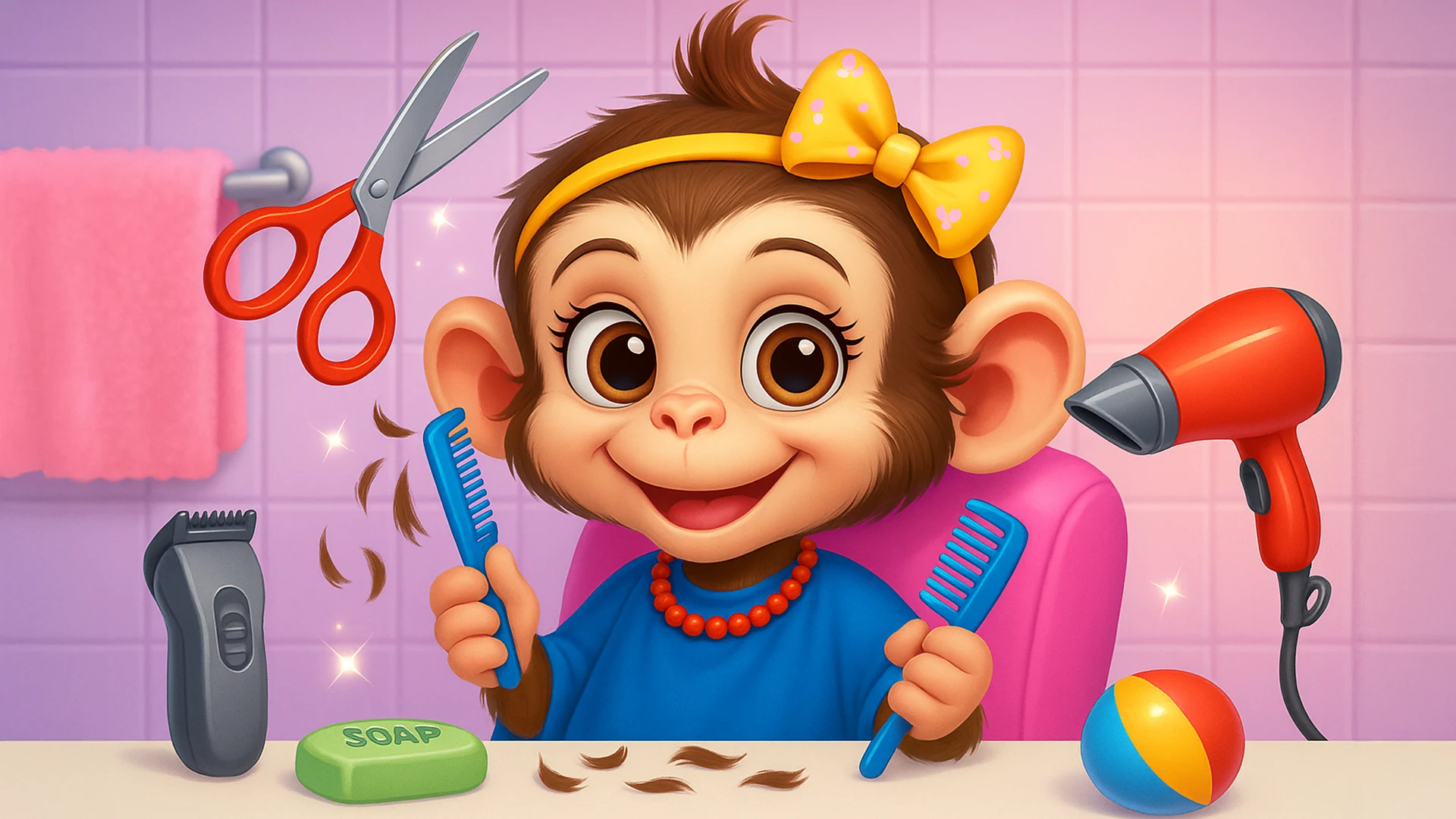 Punch Monkey Care game - Poor screenshot