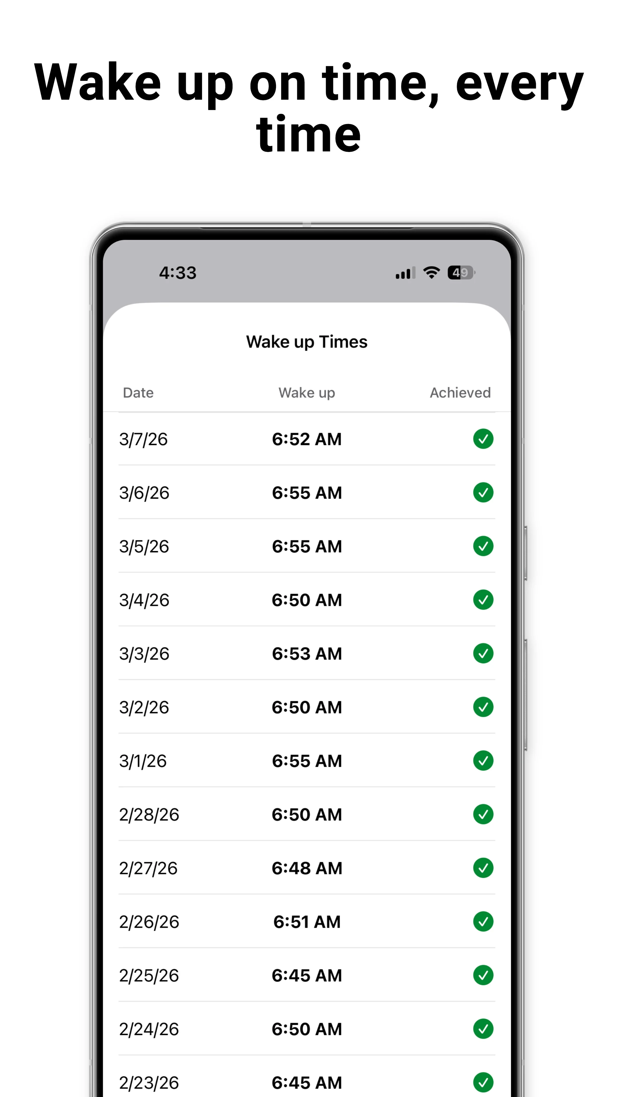 PushClock - Loud Alarm Clock screenshot