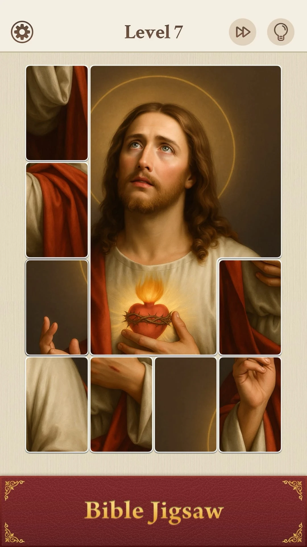 Bible Jigsaw Solitaire screenshot