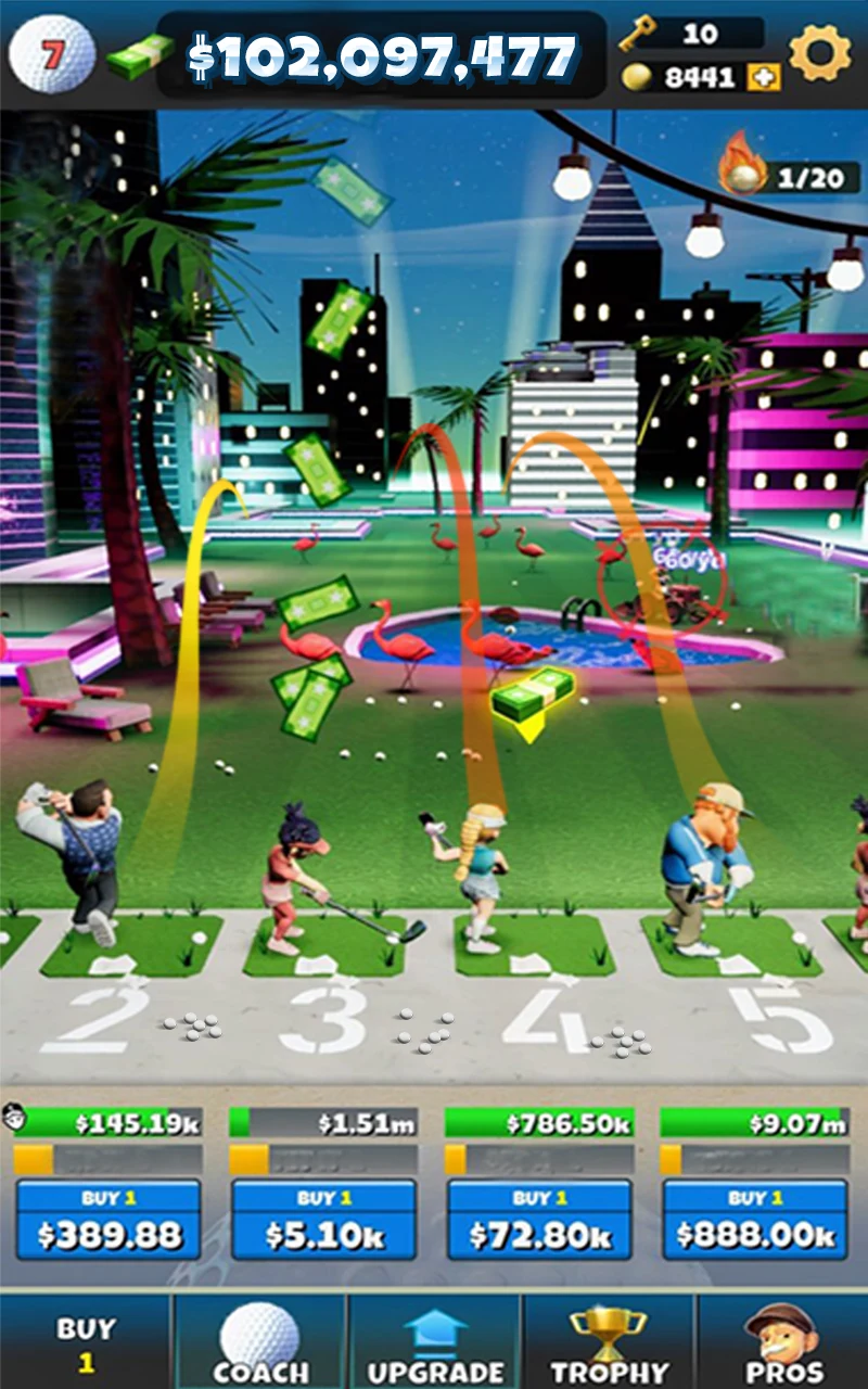 Idle Golf Tycoon Driver Clash screenshot