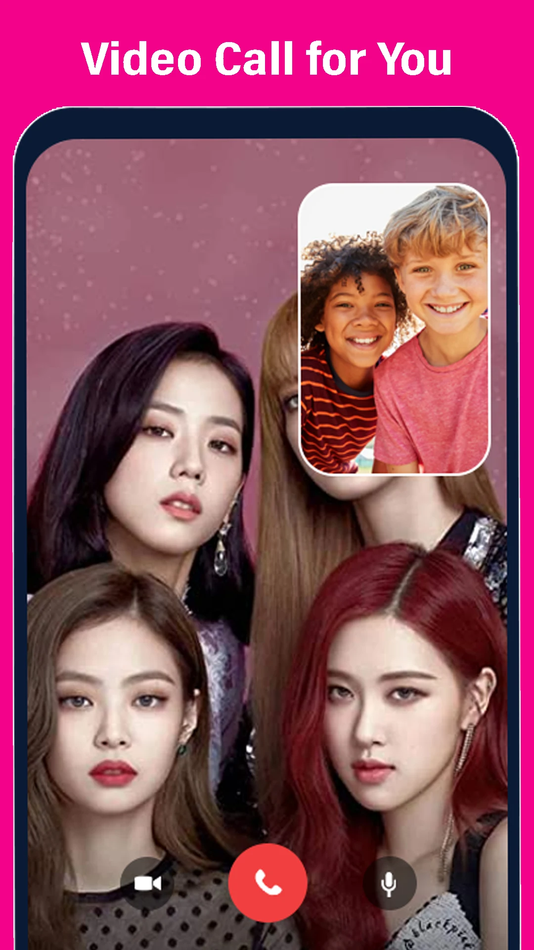 Jisoo Blackpink Video call screenshot