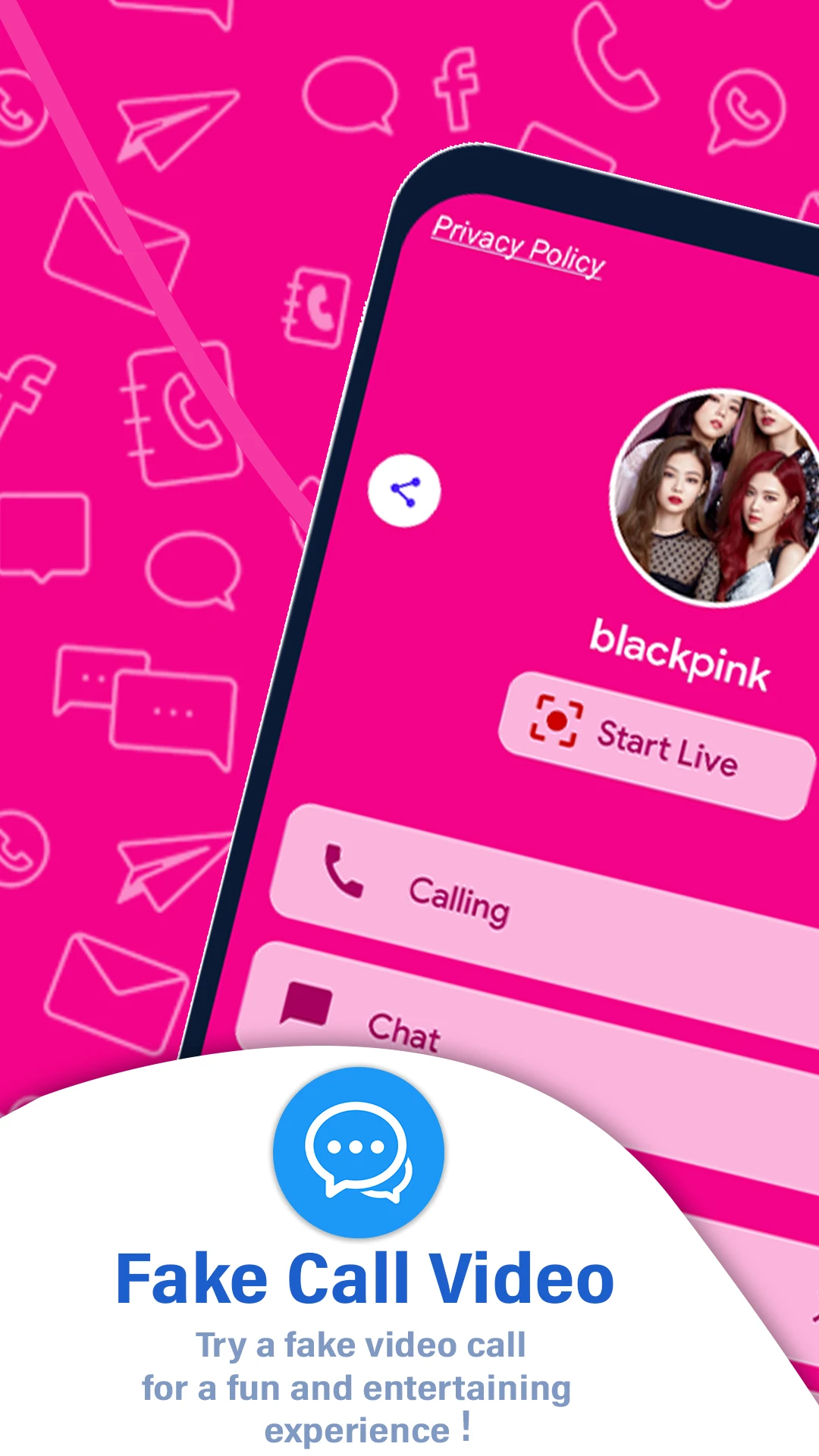 Jisoo Blackpink Video call screenshot