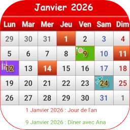 Maroc Calendrier 2026 のアイコン