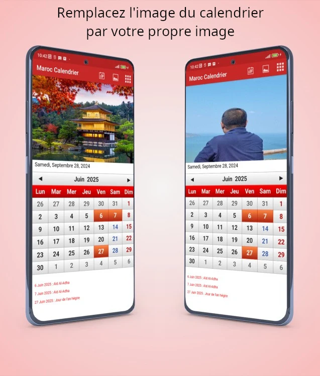 Maroc Calendrier 2026 screenshot