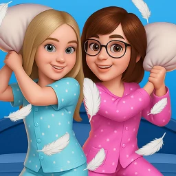 Значок BFF Girls Pajama Party Fun