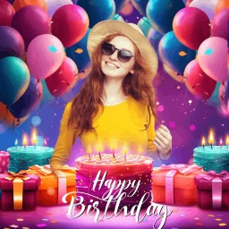 Icono de Happy Birthday Photo Frame