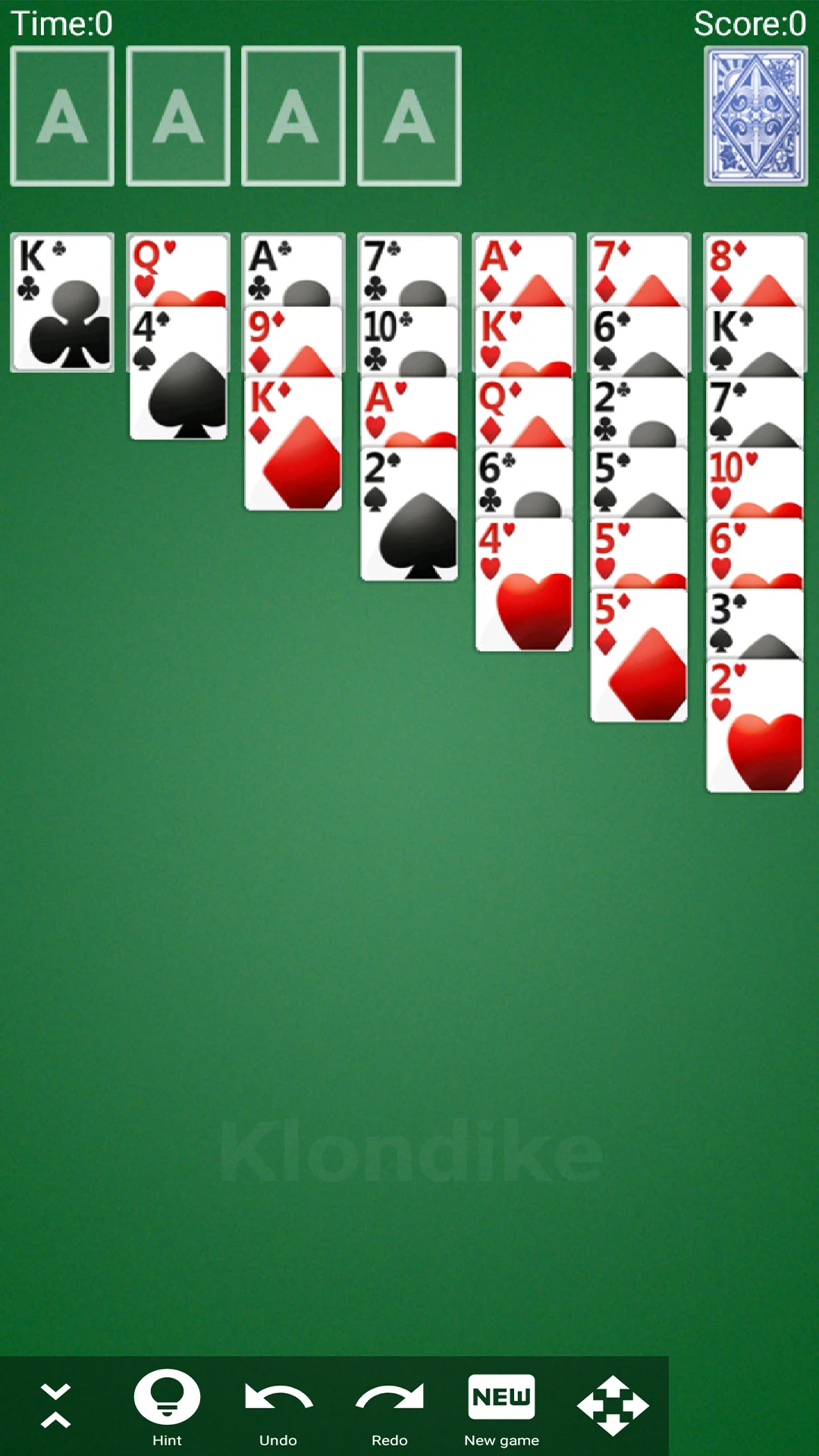 Solitaire screenshot