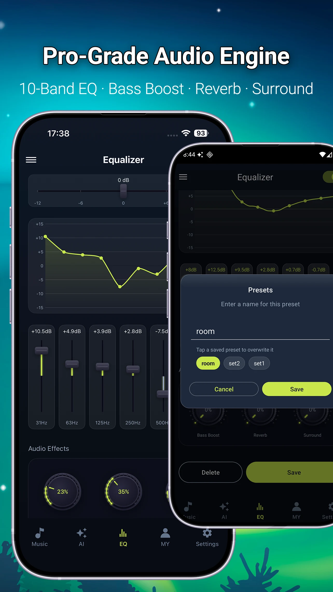 AURORA: AI Music Player & EQ screenshot