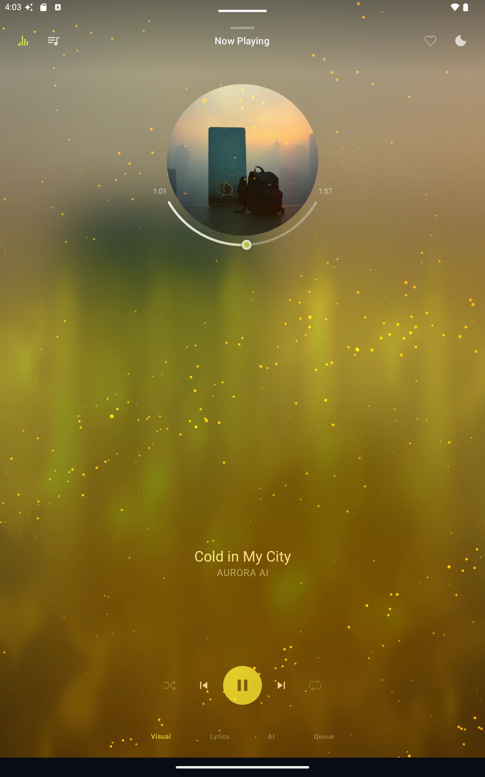 AURORA: AI Music Player & EQ screenshot