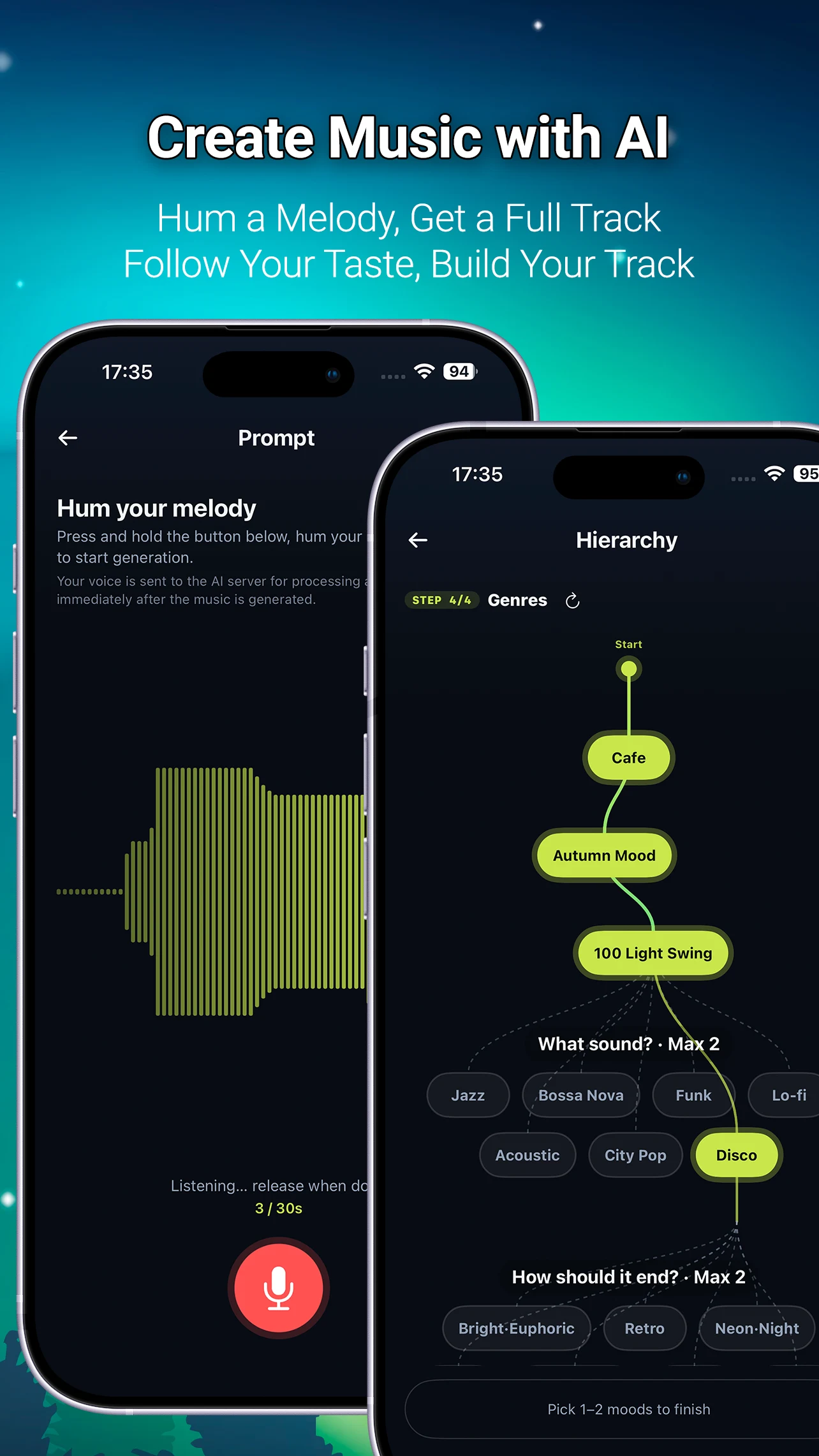 AURORA: AI Music Player & EQ screenshot