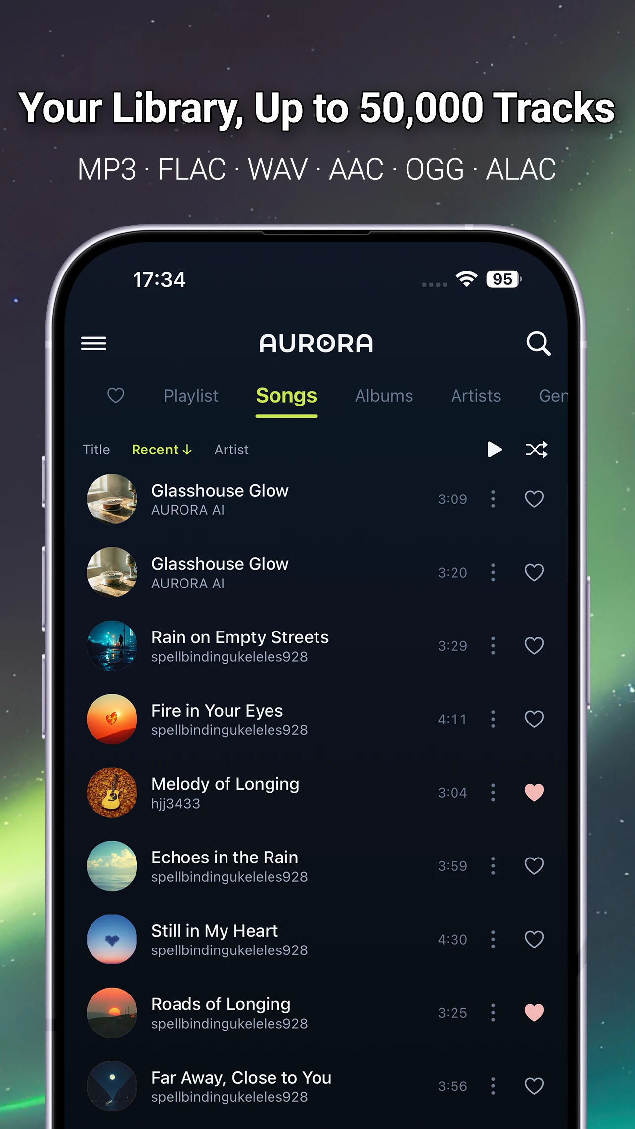 AURORA: AI Music Player & EQ screenshot