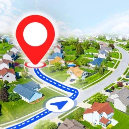 Icône de GPS Earth Maps Satellite View