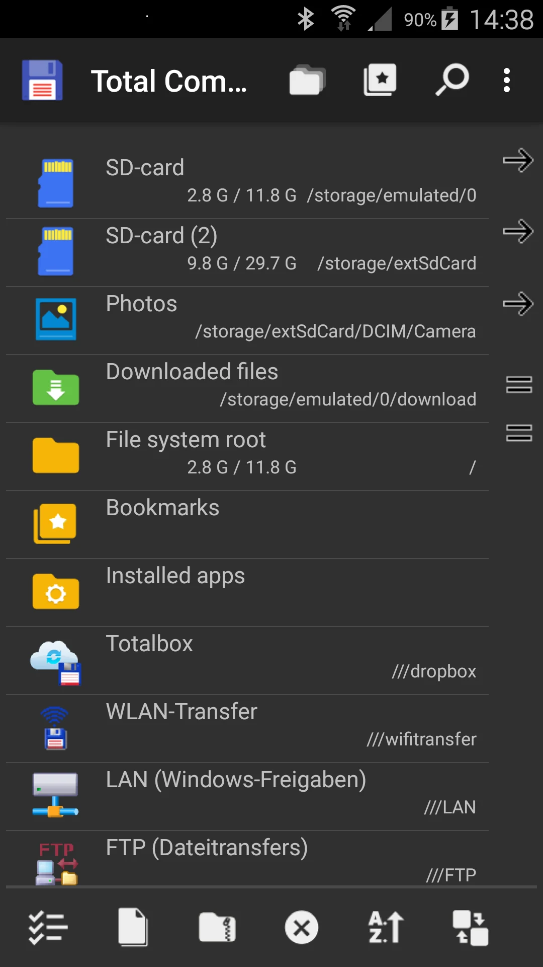 Total Commander - file manager screenshot