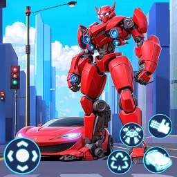 Ícone de Smash Car: Robot Racing