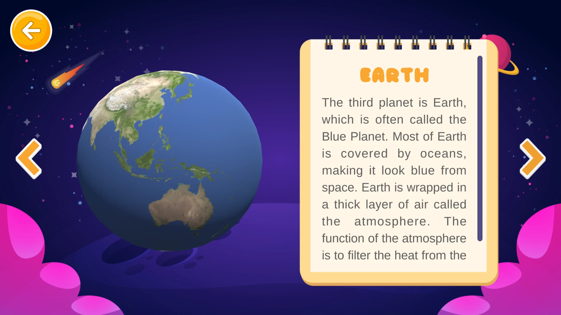 3D Solar System Kids Games screenshot