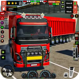 Icône de Euro Truck Transport Game 2024