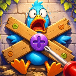 Ícone de Salve o Pombo: Puzzle Parafuso