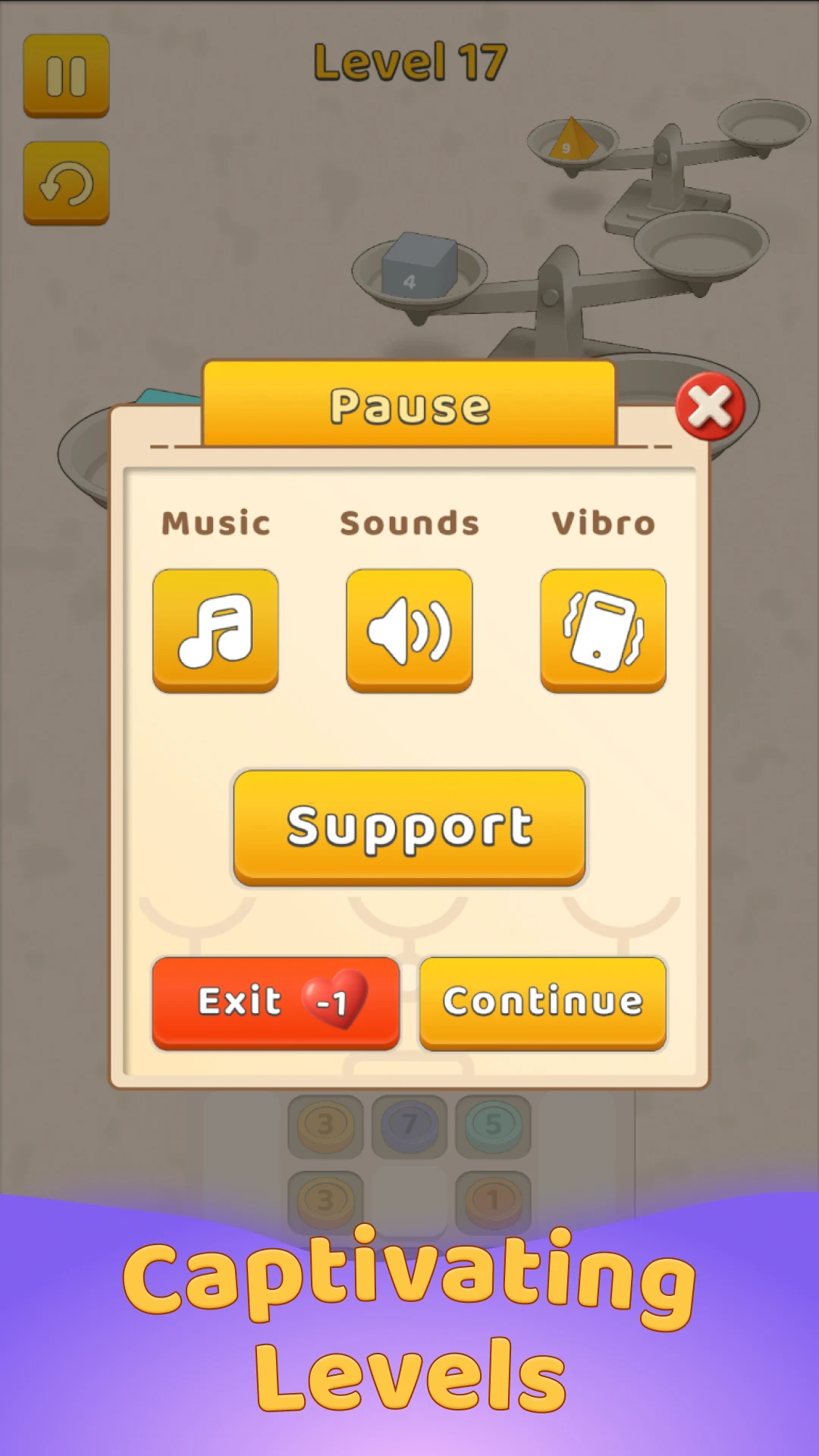 Balance It! Weight Sort Puzzle screenshot