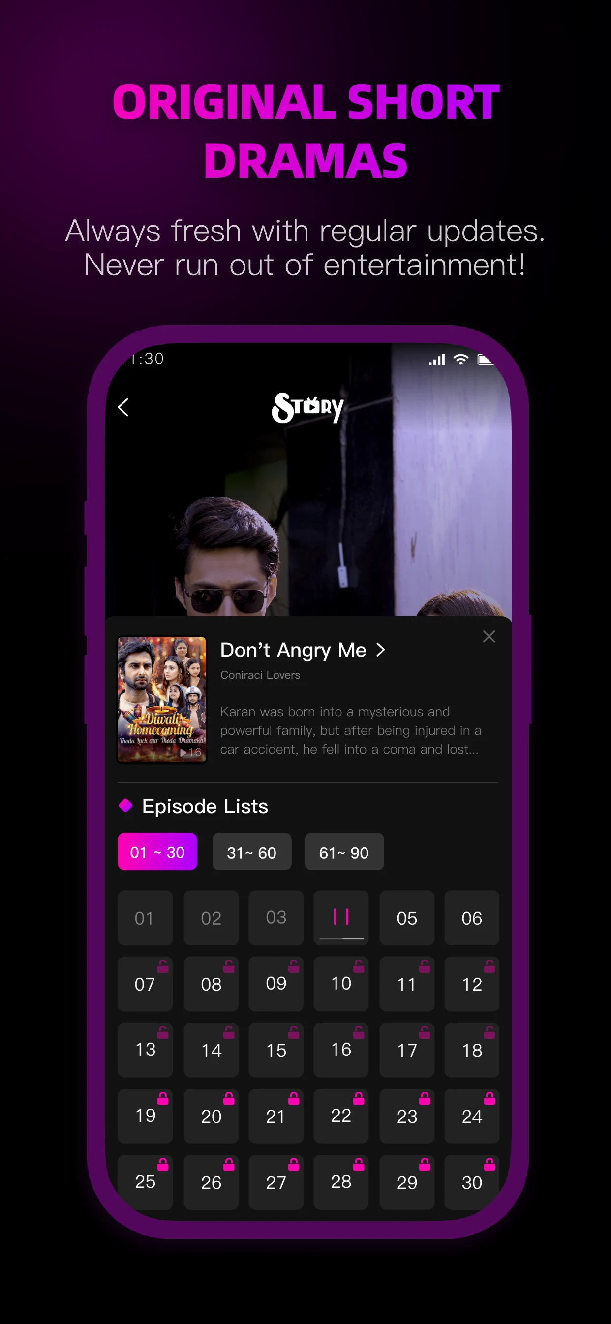 DramaStory - HyperLocalized screenshot