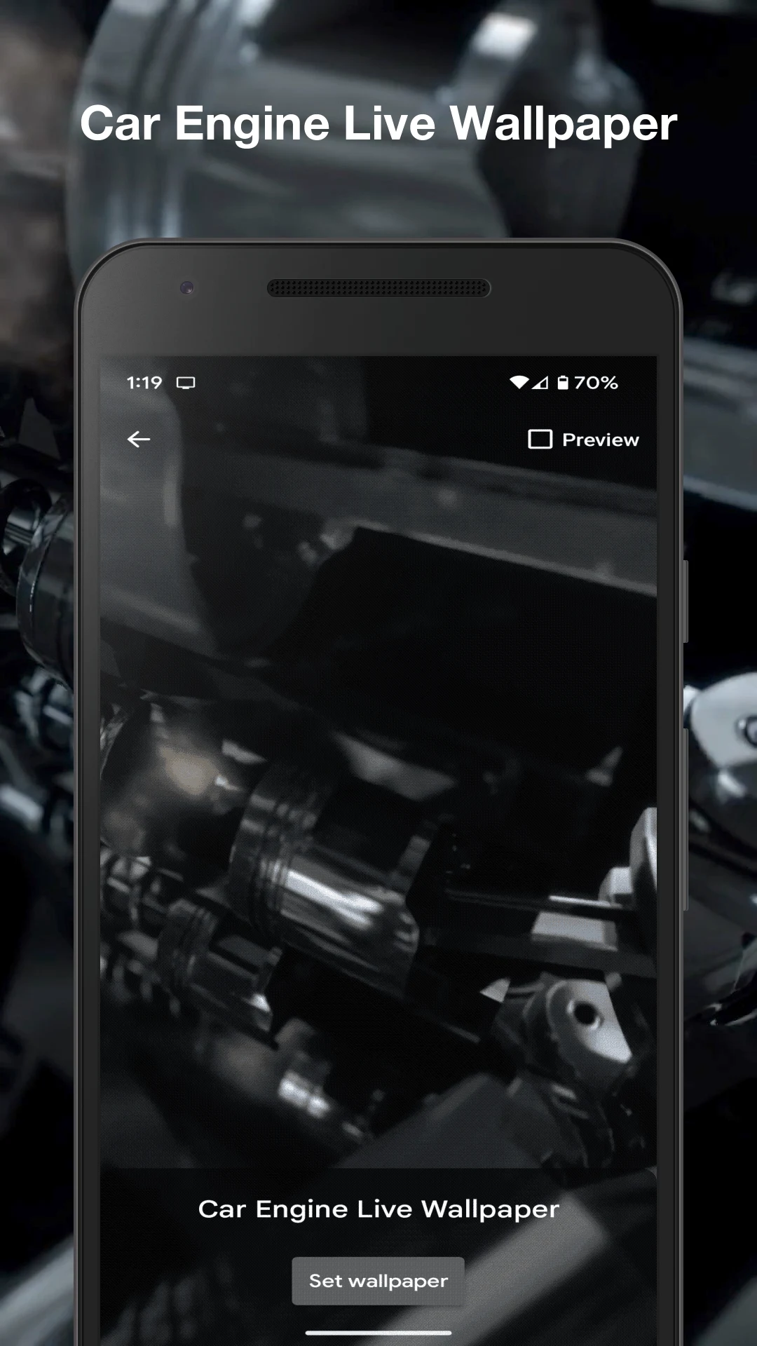 Car Engine Live Wallpaper screenshot