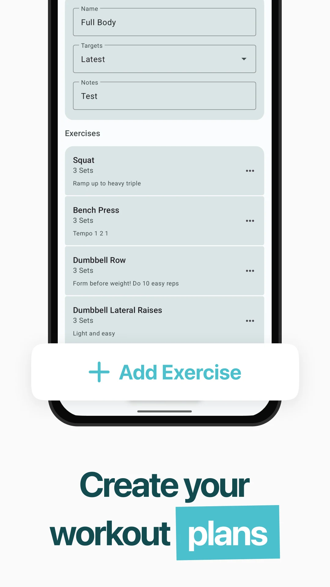 RepCount Gym Workout Tracker screenshot