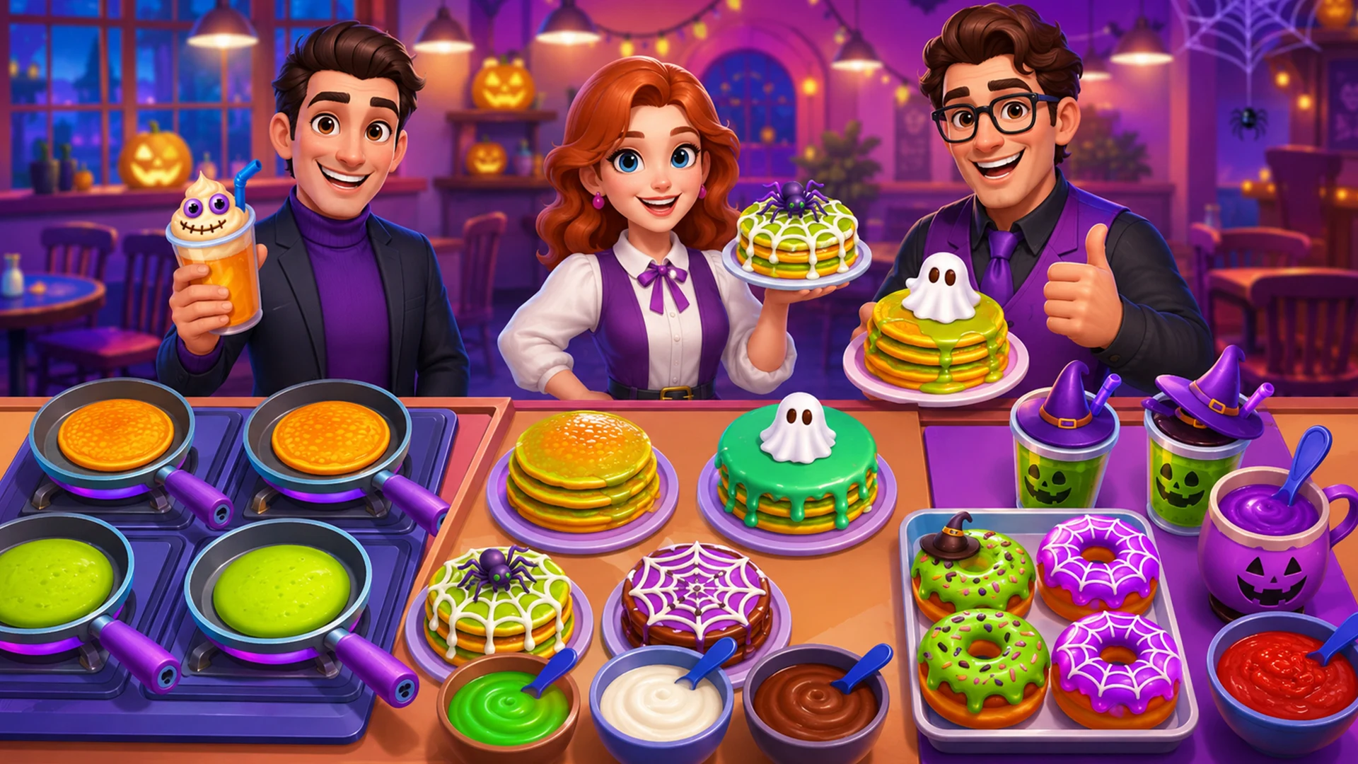 Halloween Cooking Madness Game screenshot