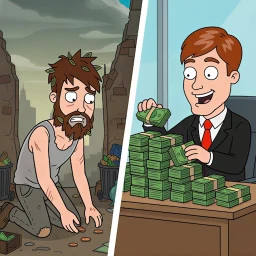 Значок Poor to Rich: Hobo Simulator