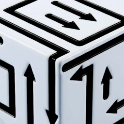 Ícone de Arrow Box 3D