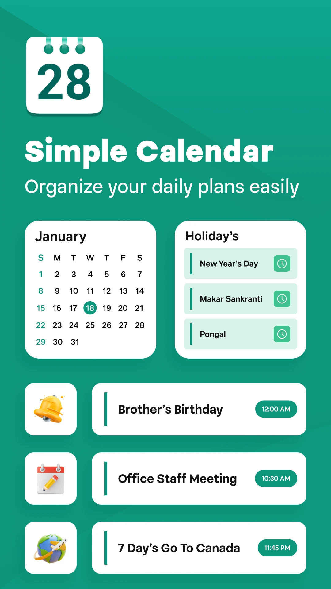 Calendar 2026 screenshot