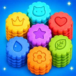 Hexa Pile: Color Stack Sort のアイコン