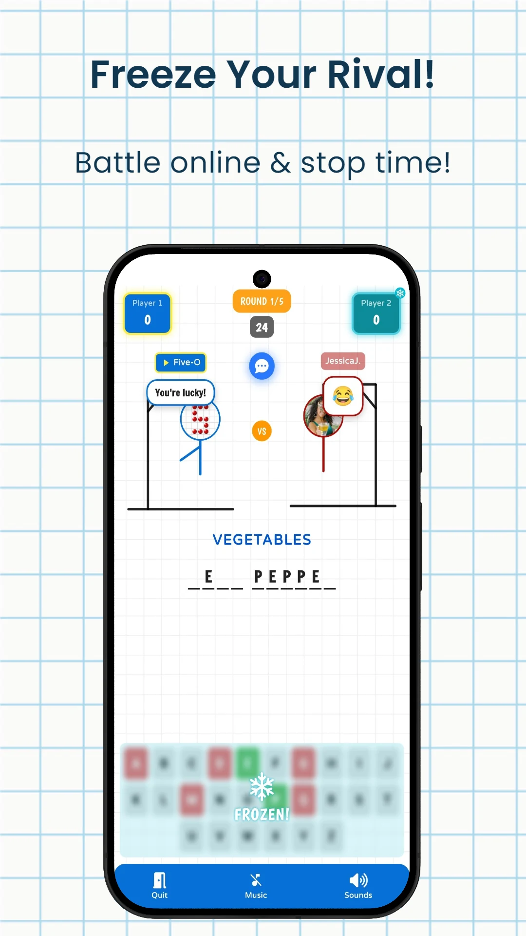 The Hangman Online Multiplayer screenshot