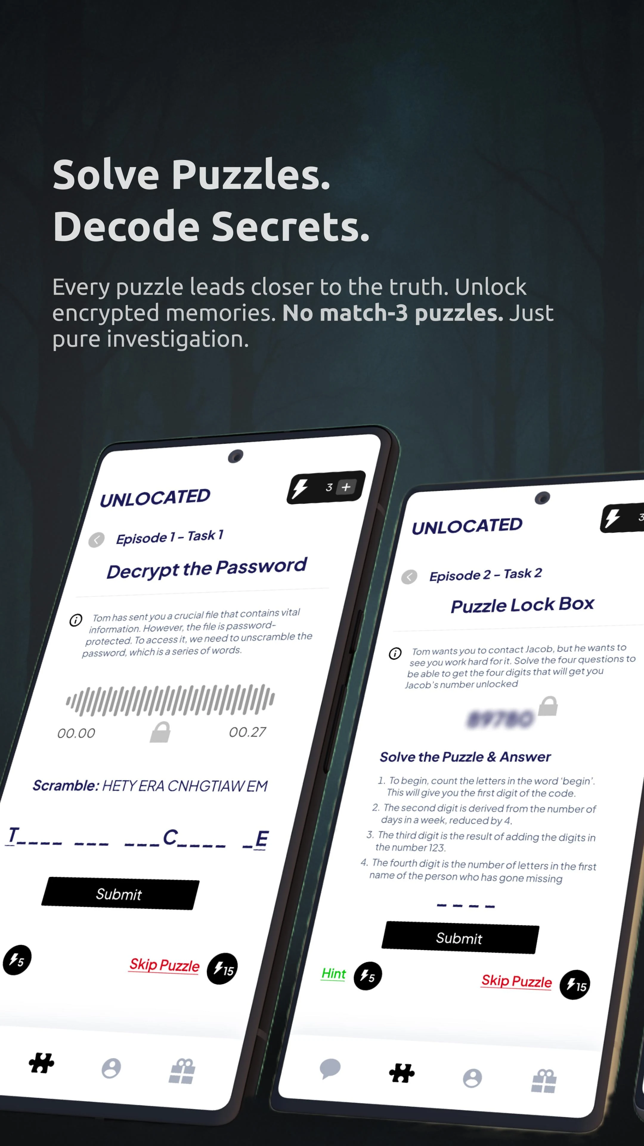 Unlocated: Mystery Chat screenshot