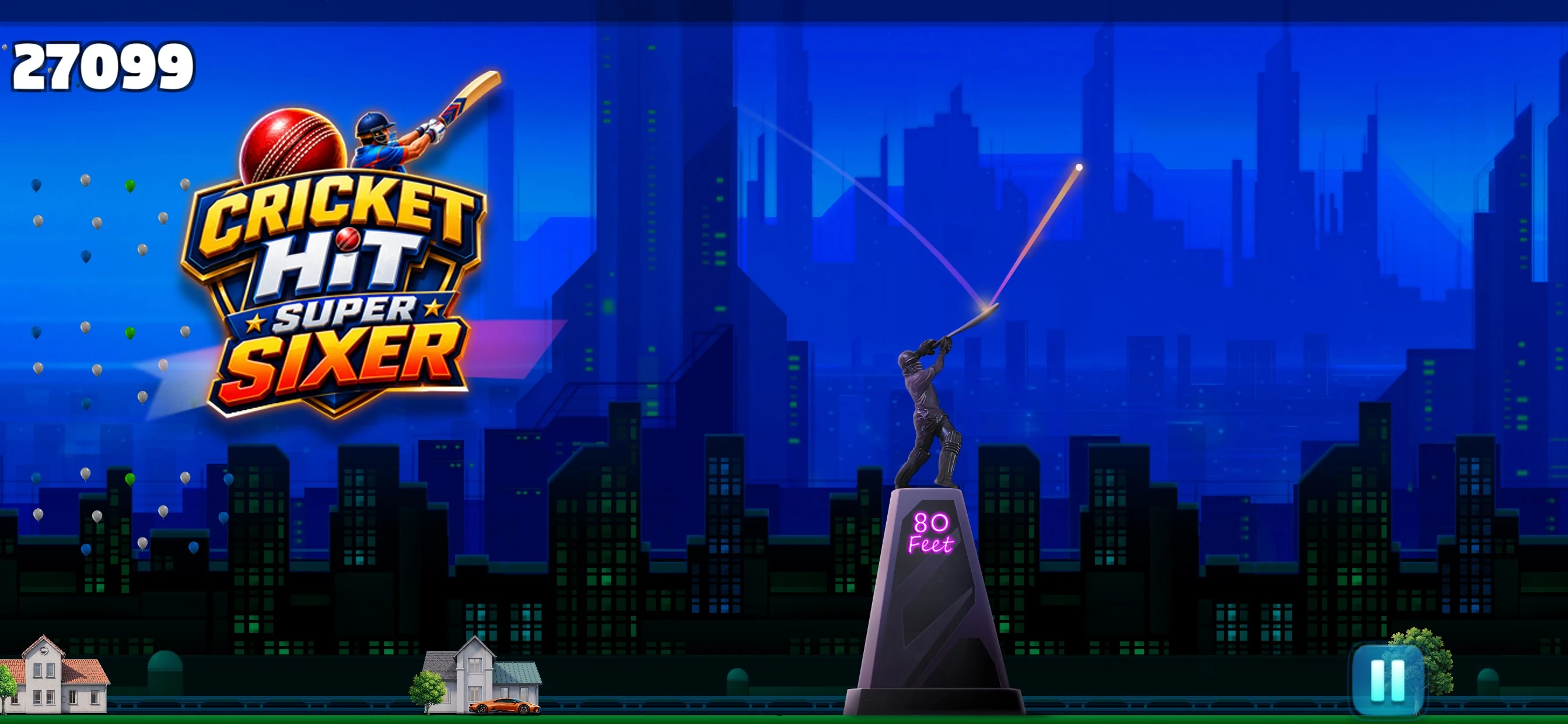 Cricket Hit Super Sixer screenshot