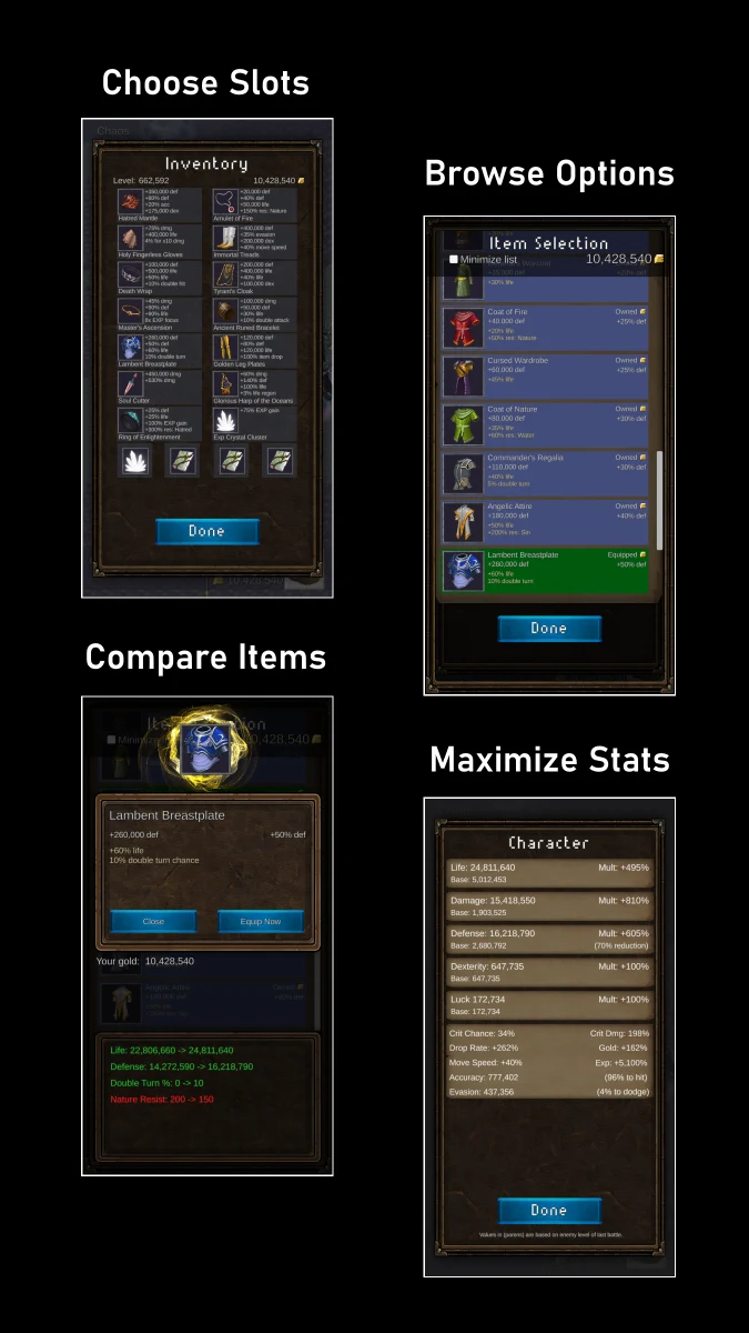 Resolute Hero - Offline RPG screenshot