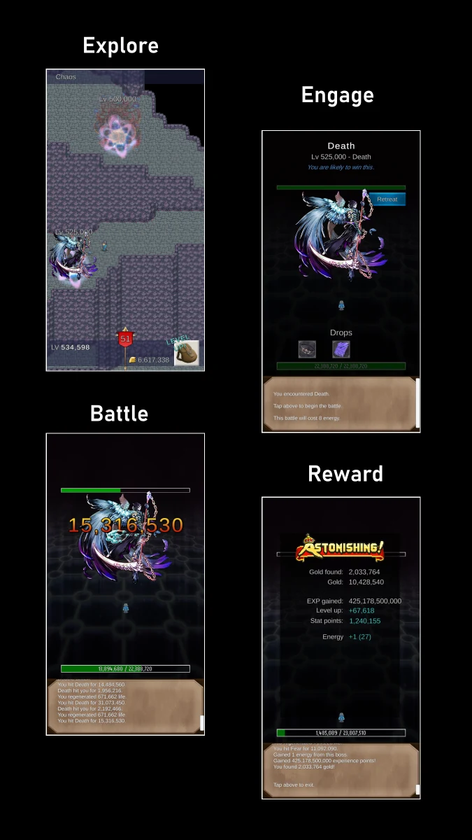 Resolute Hero - Offline RPG screenshot