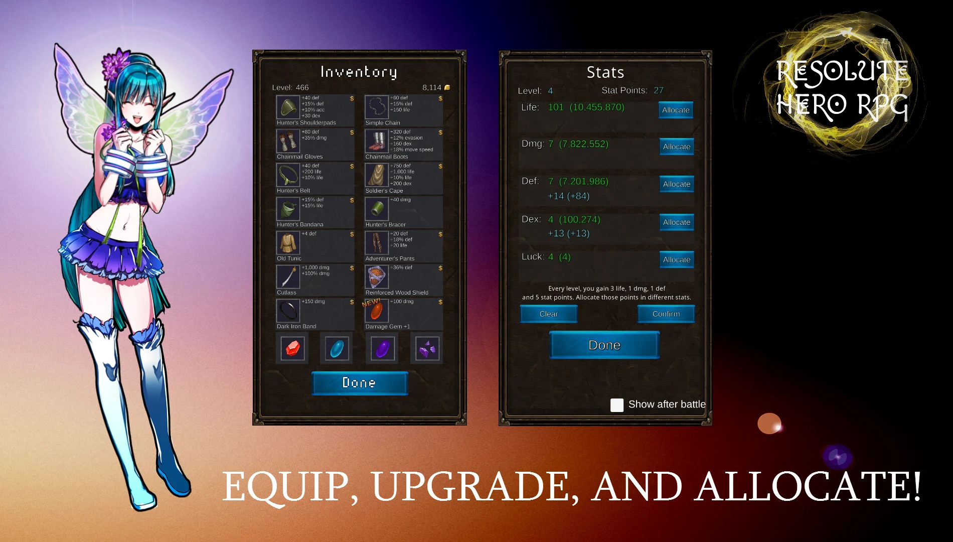 Resolute Hero - Offline RPG screenshot