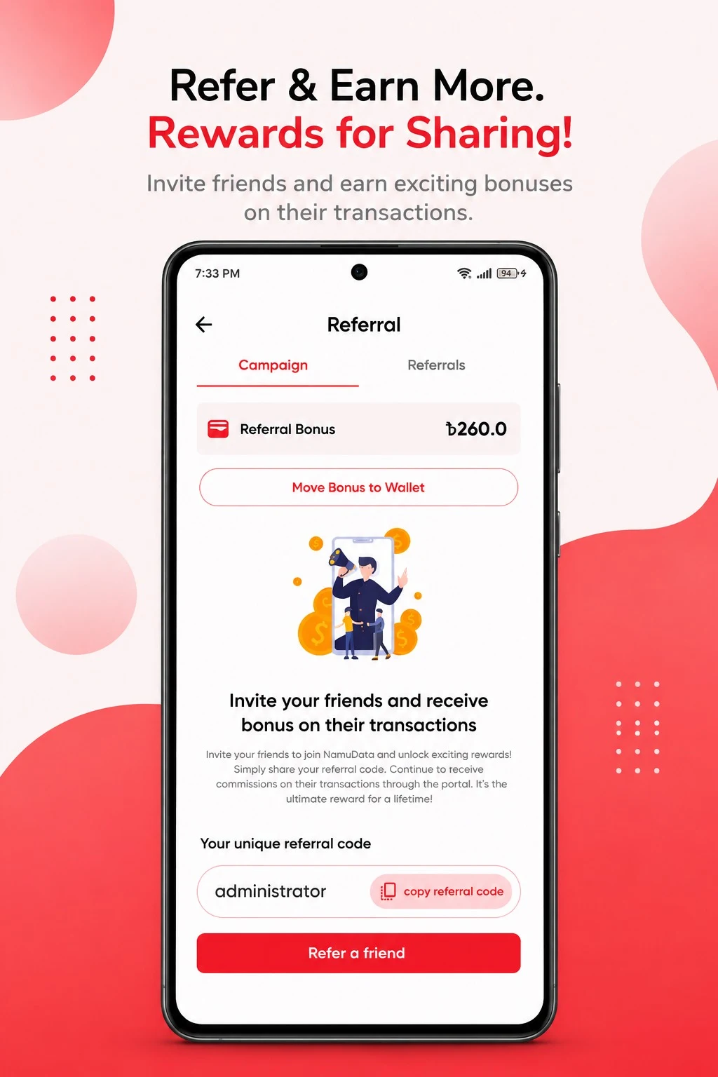 Namudata screenshot