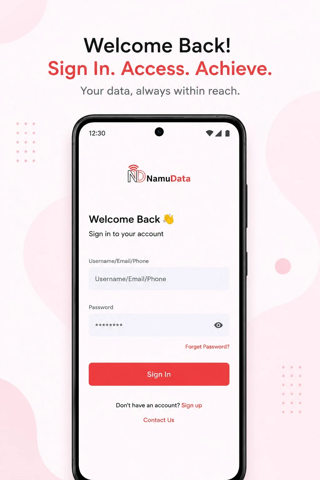 Namudata screenshot