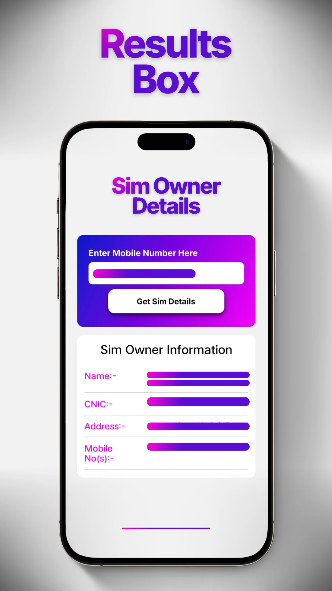 Sim Owner Details 2026 screenshot
