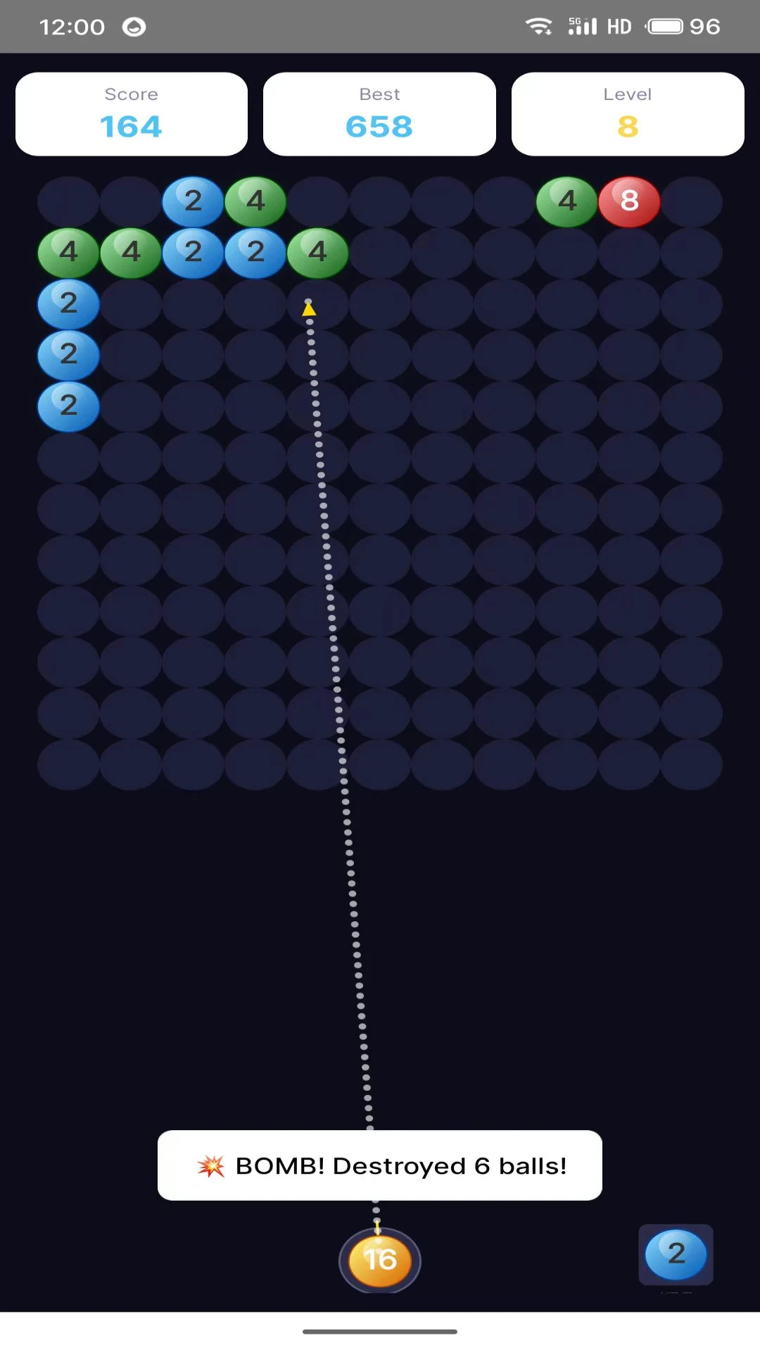 2048 Bubble: Number Merge Ball screenshot