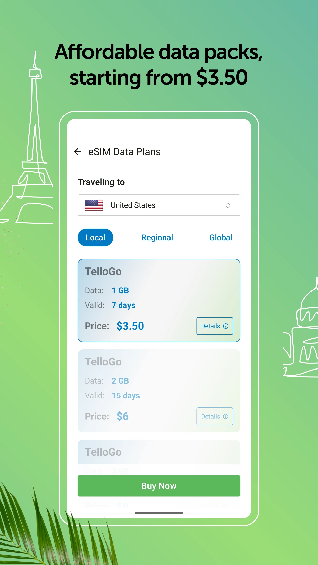 MobileSIM: Travel eSIM Data screenshot