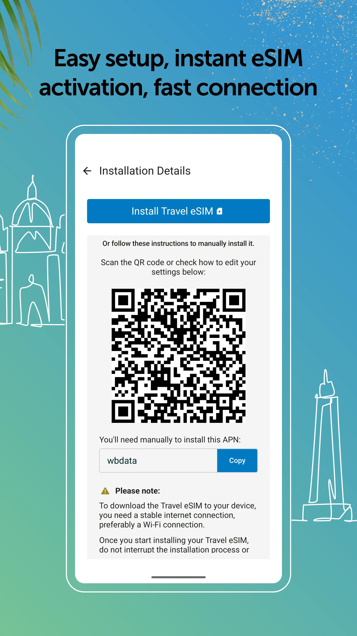 MobileSIM: Travel eSIM Data screenshot