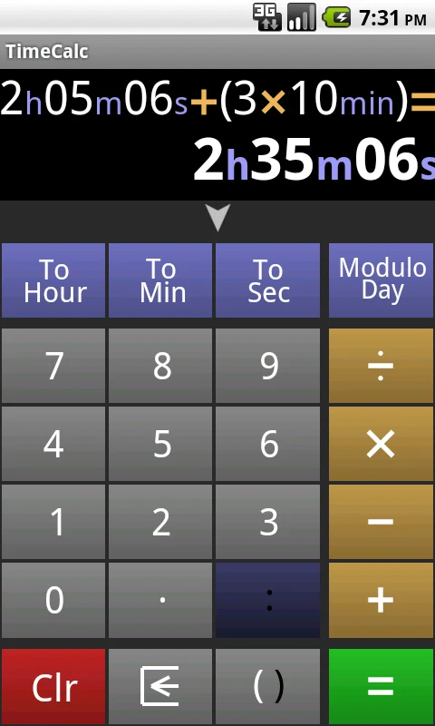 Time Calculator screenshot
