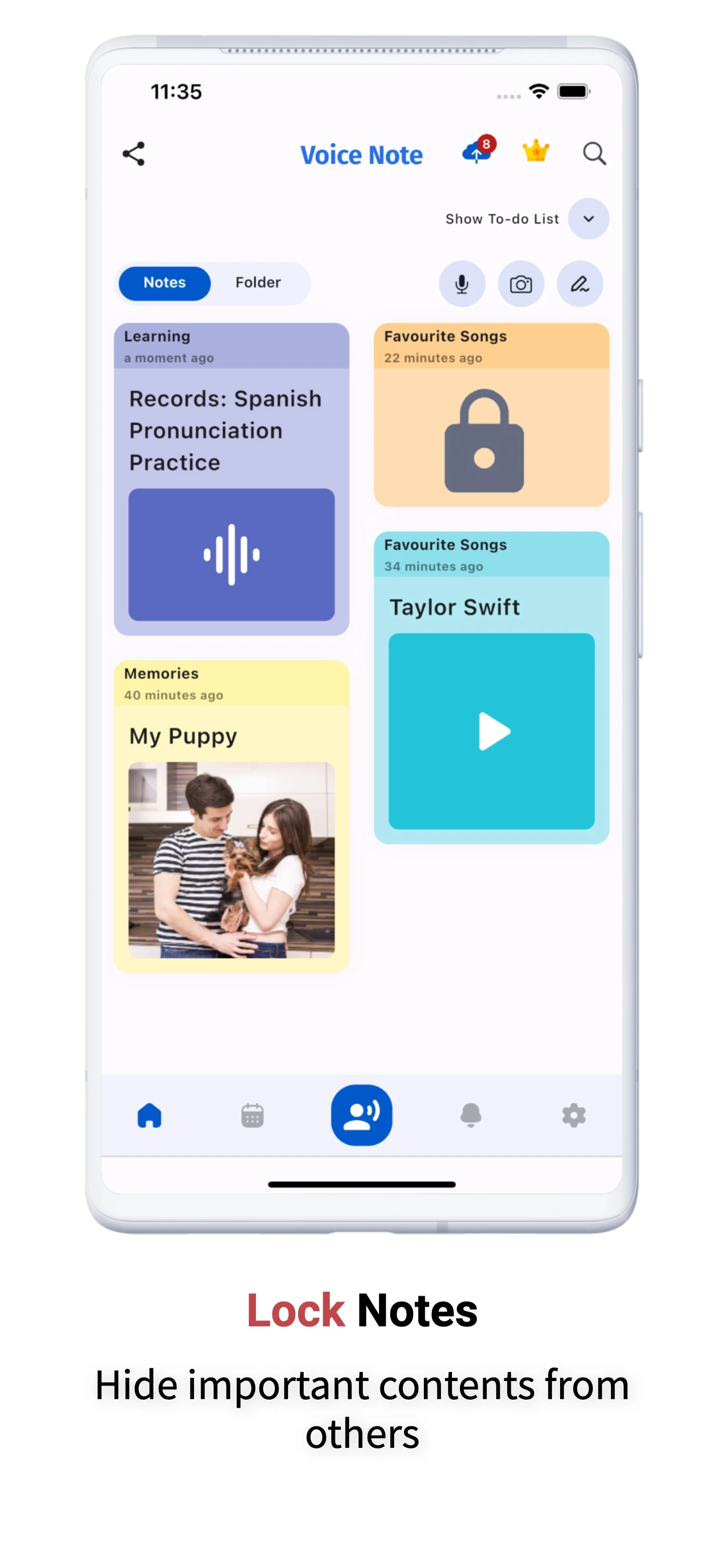 Voice Notes & Voice Memo + screenshot