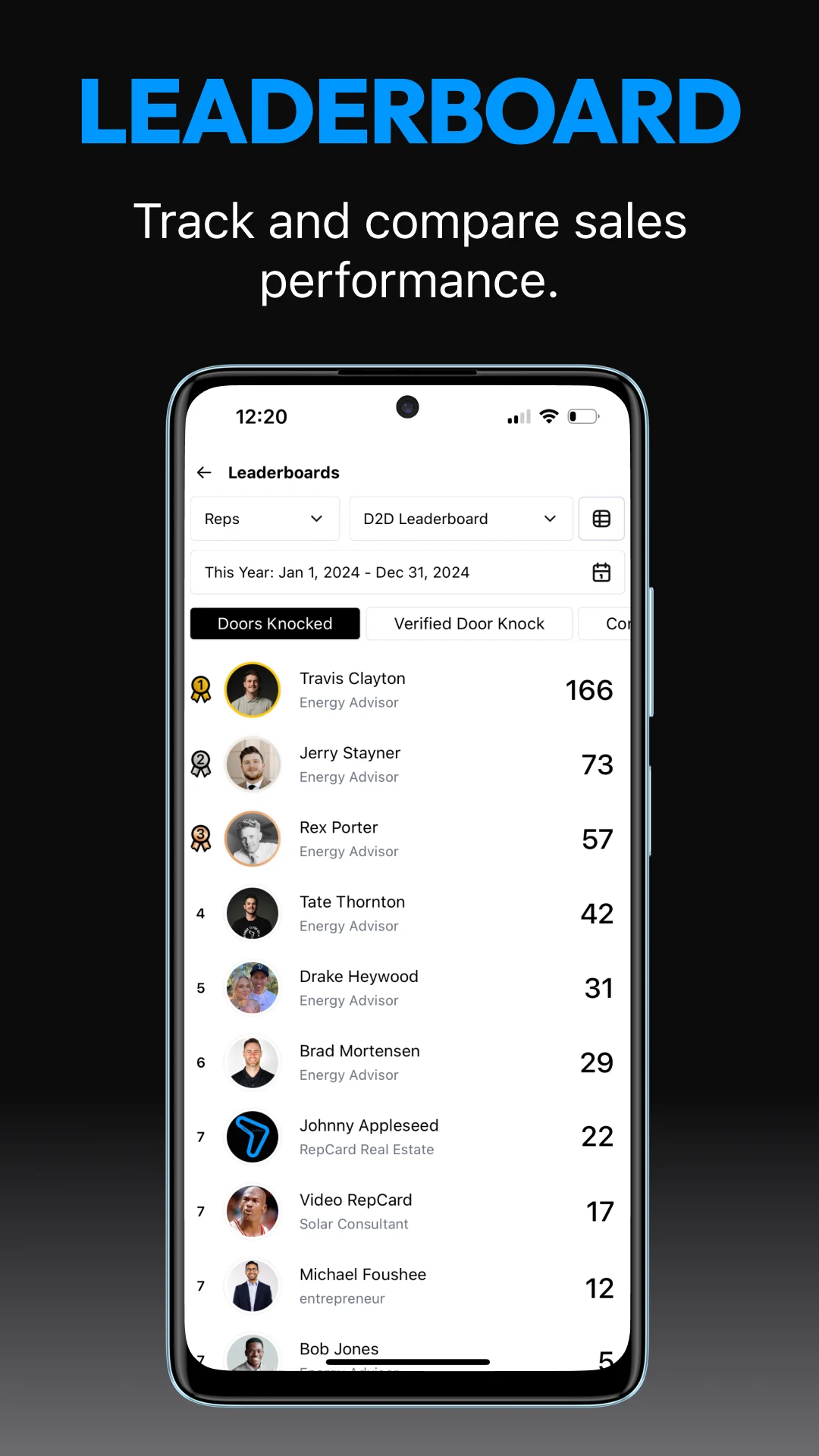 RepCard screenshot