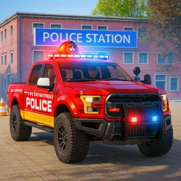 Emergency Firefighter Police 아이콘