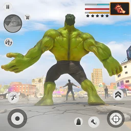Green Monster Hero City Battle simgesi