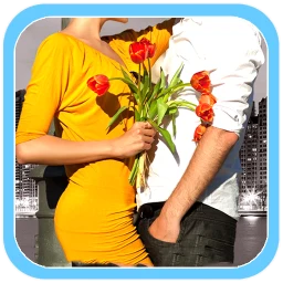 Icône de Lovely Hug Photo Frames